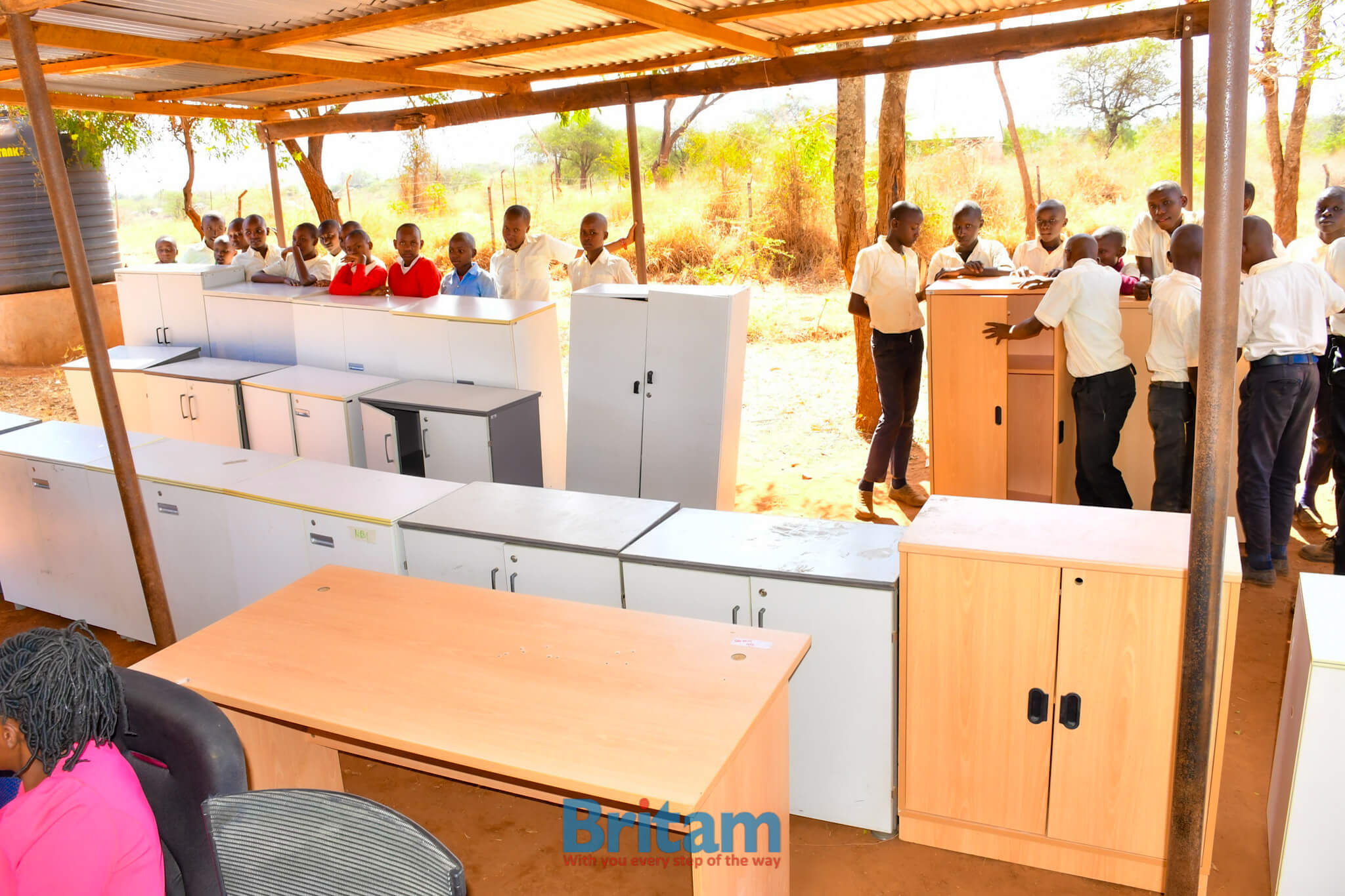 Britam Foundation Donates Furniture to Miondoni Primary School and Athi River Secondary School in Machakos County